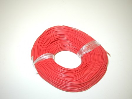 24 Ga. Stranded Hook Up Wire (Red)  $ .12 Per Ft.